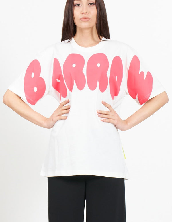 Camiseta BARROW con Logo Blanca Unisex