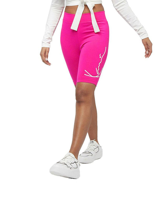 Pantalón Corto Karl Kani de Ciclista Rosa Mujer