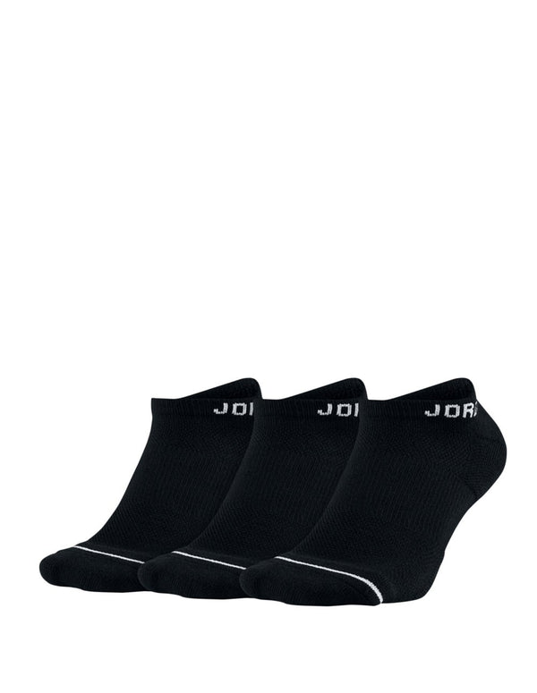 Calcetines Jordan Jumpman No Show Pack de 3 Negros Unisex