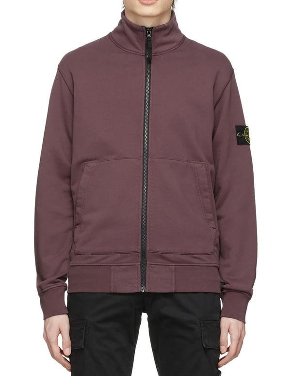 Chaqueta con Capucha Stone Island con Parche en la Manga Morada Hombre