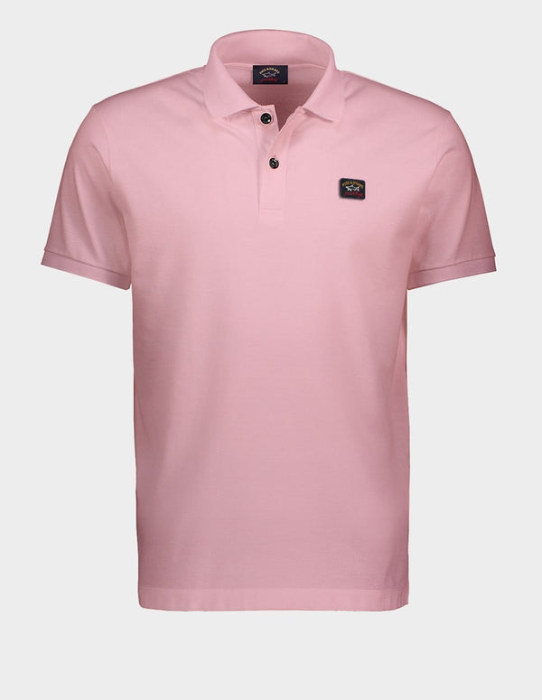 Paul &amp; Shark Polo Shirt with Pink Logo Men