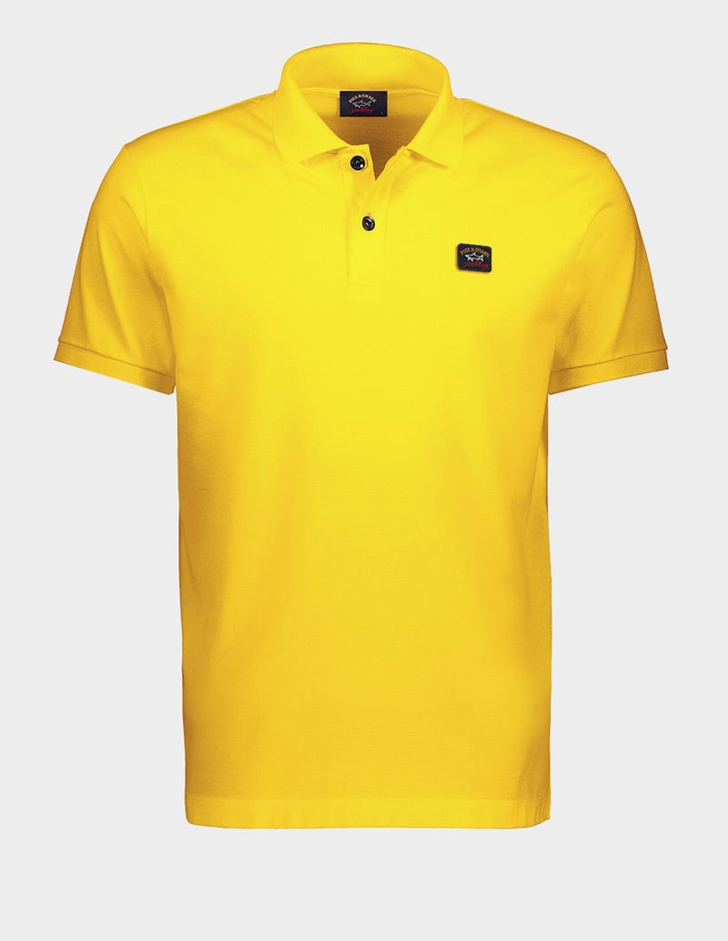 Paul &amp; Shark Polo Shirt with Yellow Logo Man