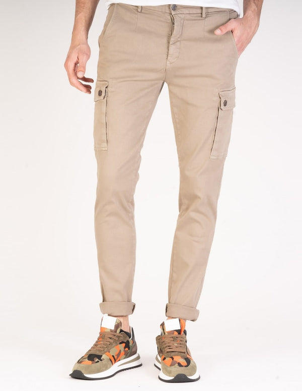 Replay Slim Zeuma Hyperchino Beige Men's Jeans