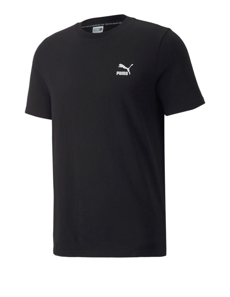 Camiseta Puma Classics con Logo Negra Hombre