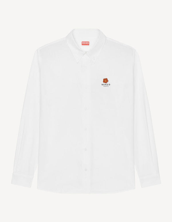 Kenzo Shirt with White Boke Flower Logo Man