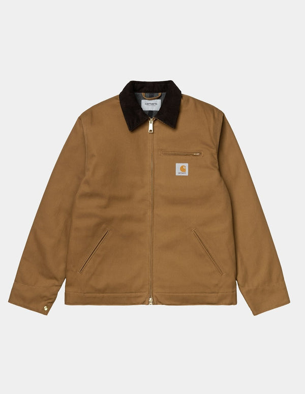 Chaqueta Carhartt WIP Detroit con Cremallera Marrón Hombre