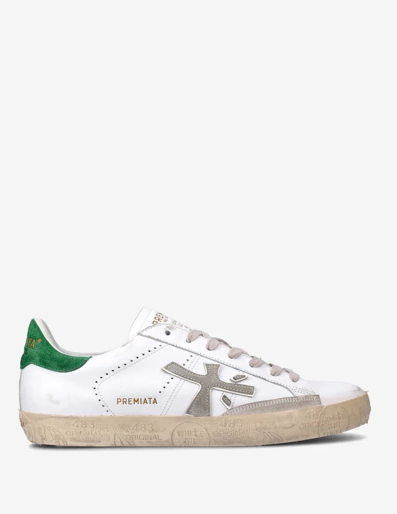 Premiata Steven 5247 Blancas y Verdes Hombre