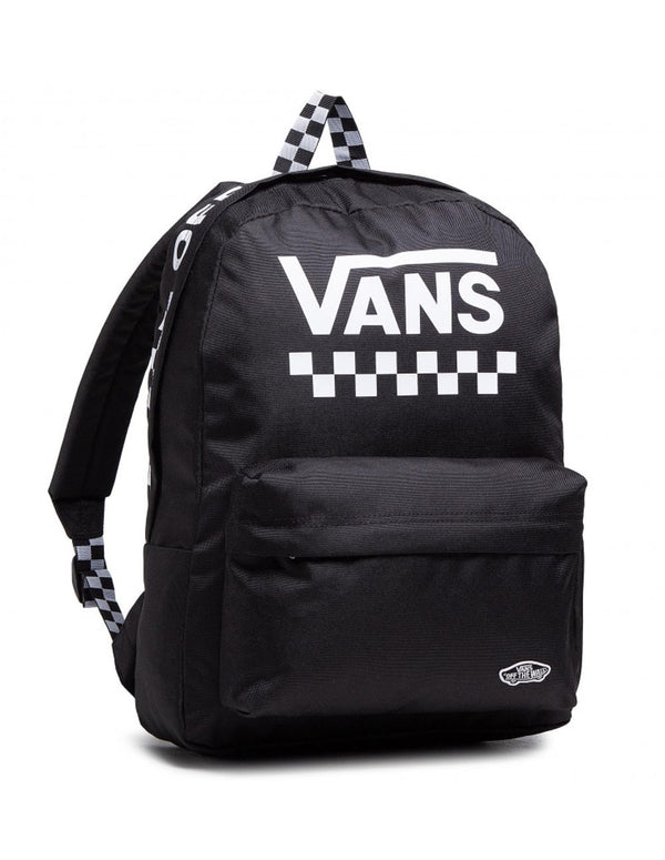 Mochila Vans Street Sport Realm Negra y Blanca 45x33x15 cm Unisex