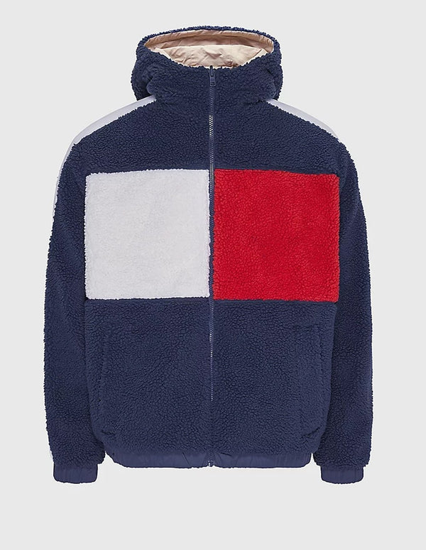 Chaqueta Sherpa Tommy Jeans Reversible Multicolor Hombre