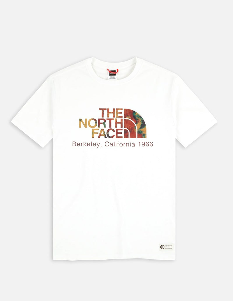 Camiseta The North Face Scrap Berkeley California Blanca Hombre
