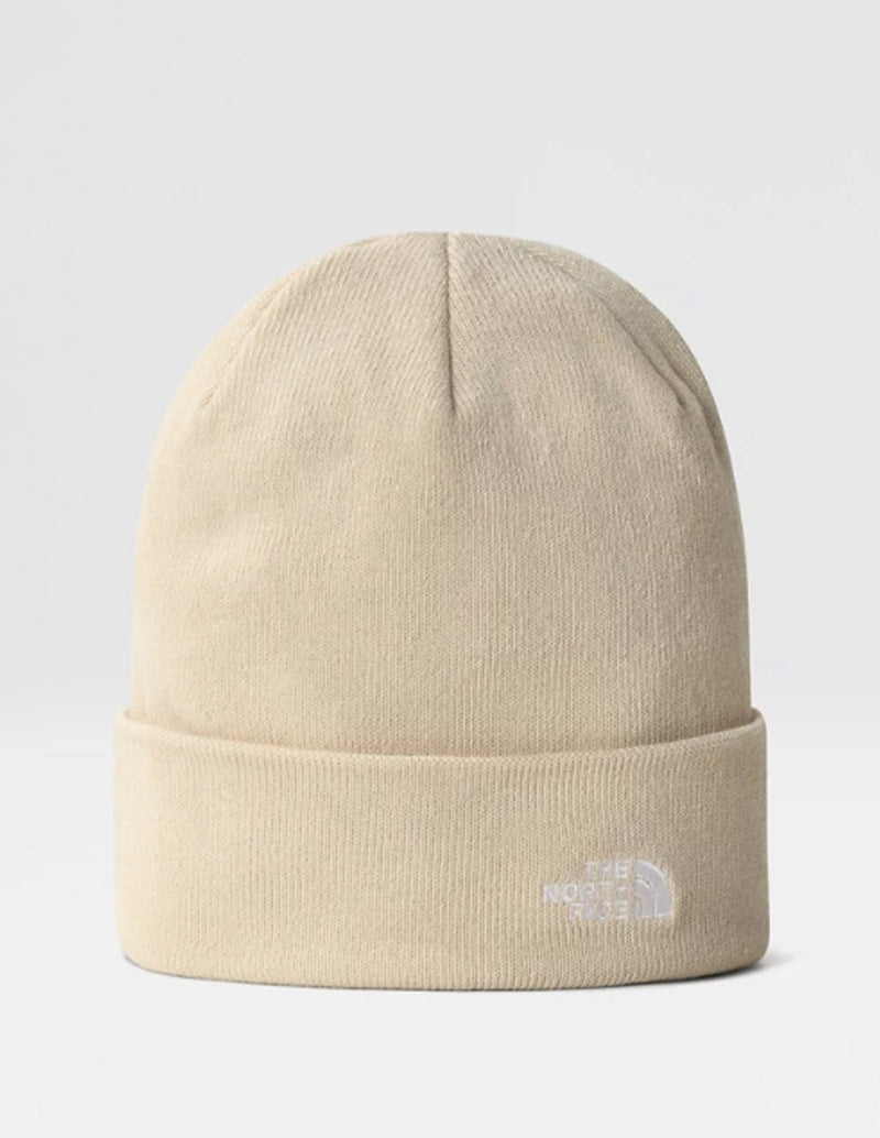 The North Face Norm Beanie with Logo Beige Unisex