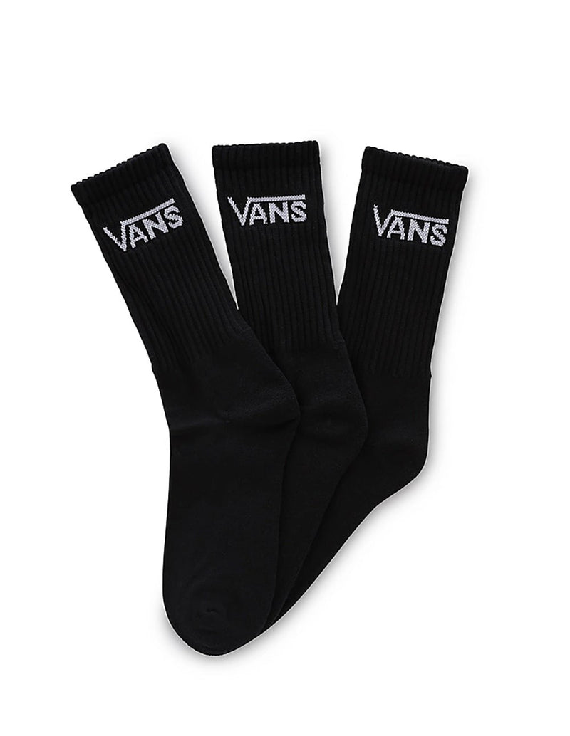 Calcetines Vans Classic Pack de 3 Negros Unisex