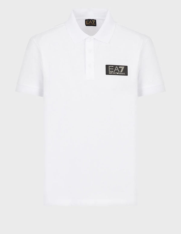 Polo Emporio Armani EA7 Gold Label White Man