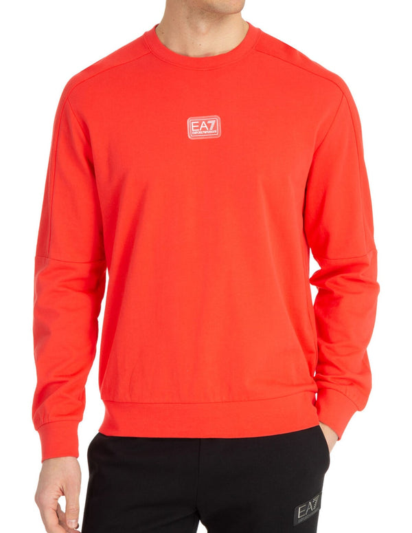 Sudadera Emporio Armani EA7 Core Identity Roja Hombre