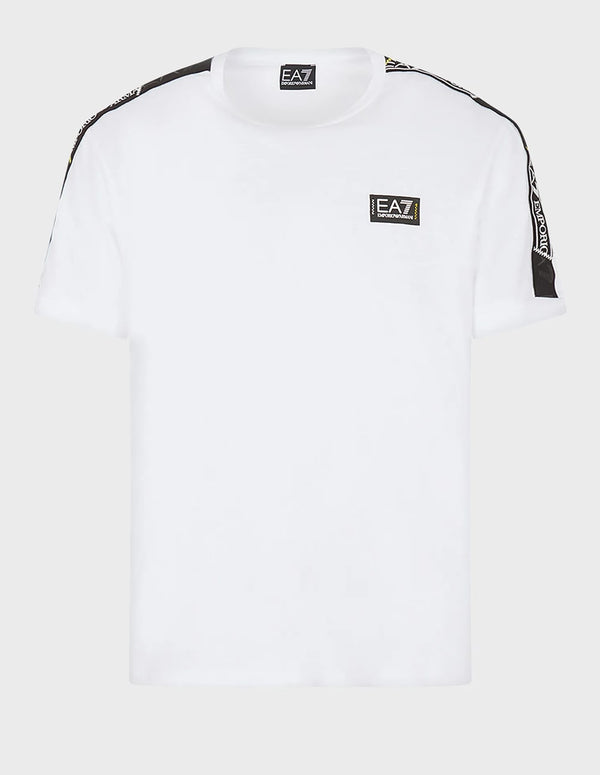 Camiseta Emporio Armani EA7 Logo Series Blanca Hombre