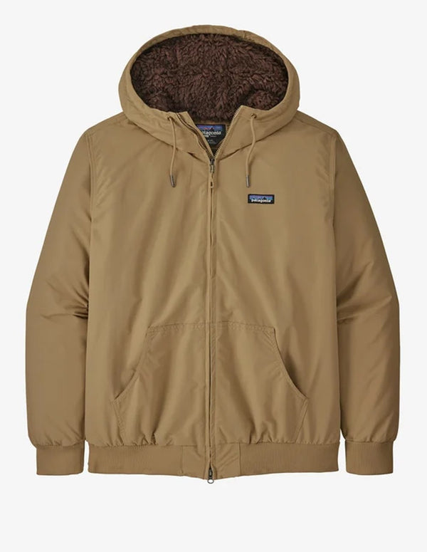 Patagonia Lined Isthmus Beige Men's Hooded Jacket