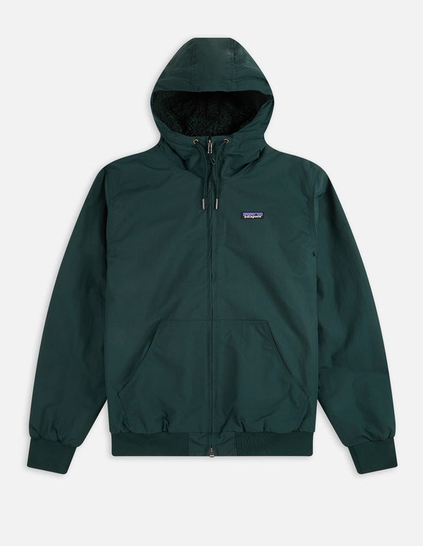 Patagonia Lined Isthmus Green Men's Hooded Jacket