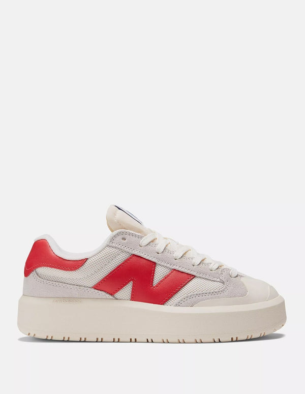 New Balance CT302 RD White and Red Women