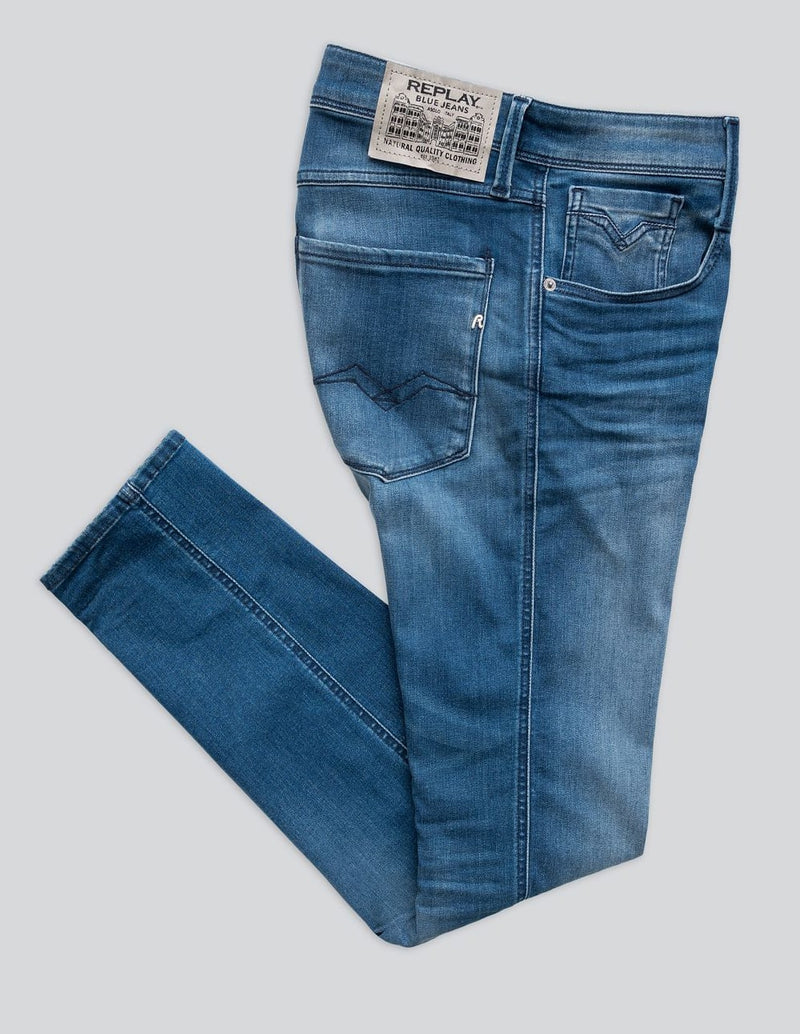 Replay Slim Fit Anbass Blue Men's Jeans