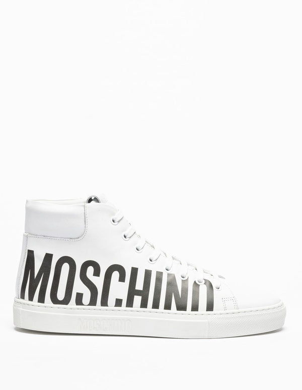 Moschino Couture with Logo Black and White Mens