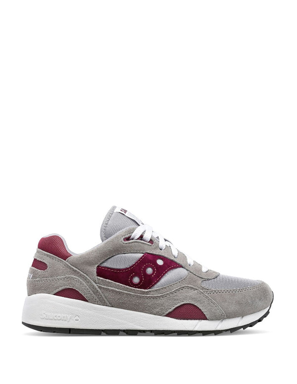 Saucony Shadow 6000 Gray and Burgundy Men