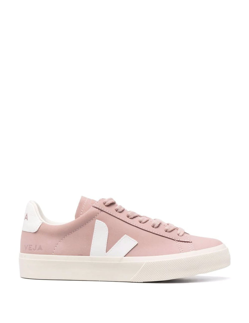 Veja Campo Nubuck Pink and White Woman