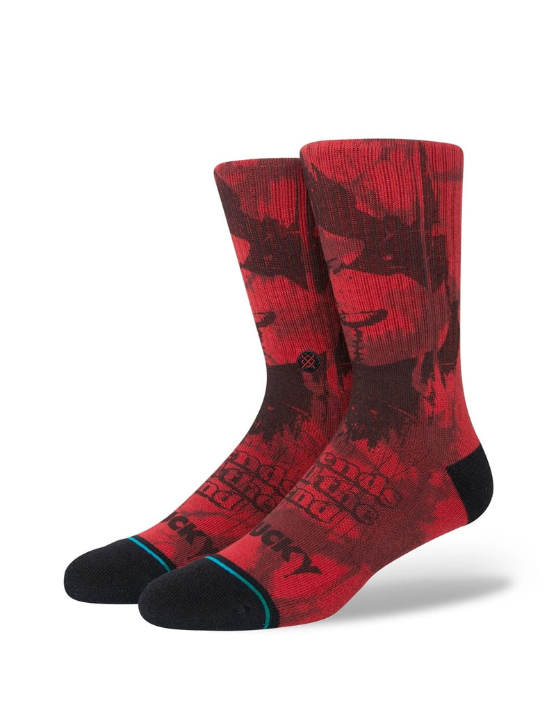 Stance Wanna Play Red and Black Unisex Socks