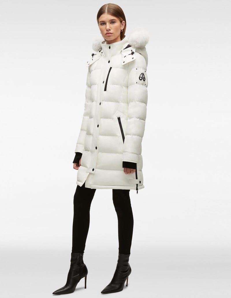 Moose Knuckles Watershed White Women's Parka