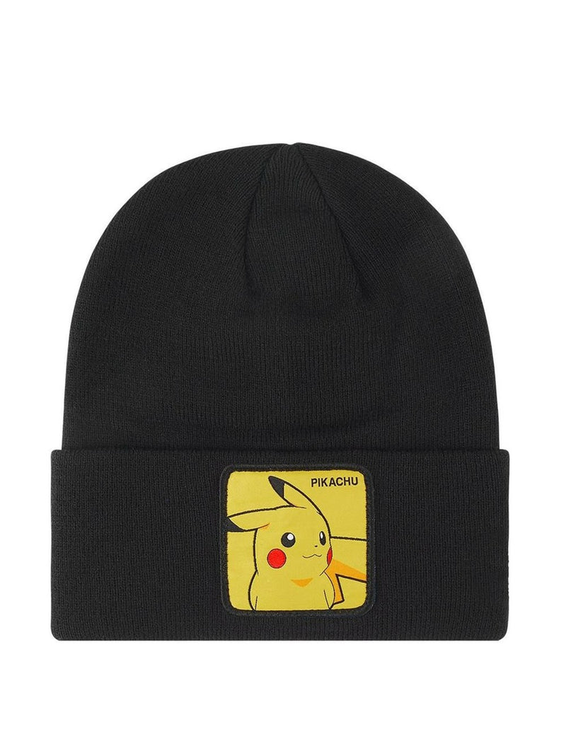 Capslab Pikachu Pokemon Black Unisex Beanie
