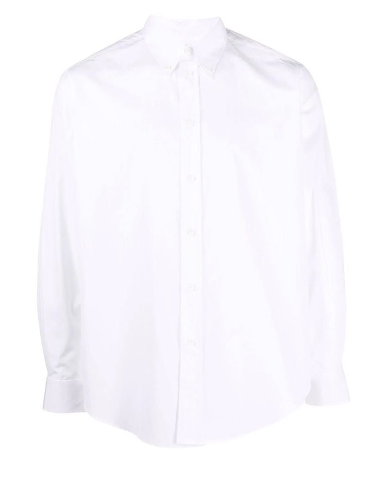 Camisa Moschino Couture con Logo en la Espalda  Blanca Hombre