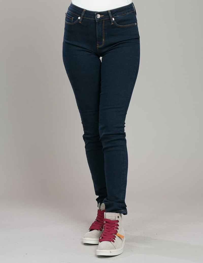 Love Moschino Jeans with Blue Logo for Women