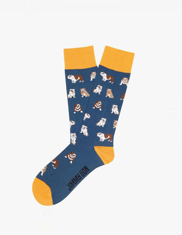 Calcetines Jimmy Lion Bulldogs Azules Unisex