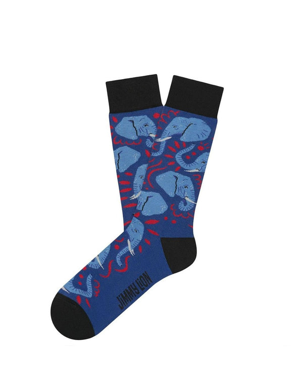 Calcetines Jimmy Lion Elephante Muse Azules Unisex