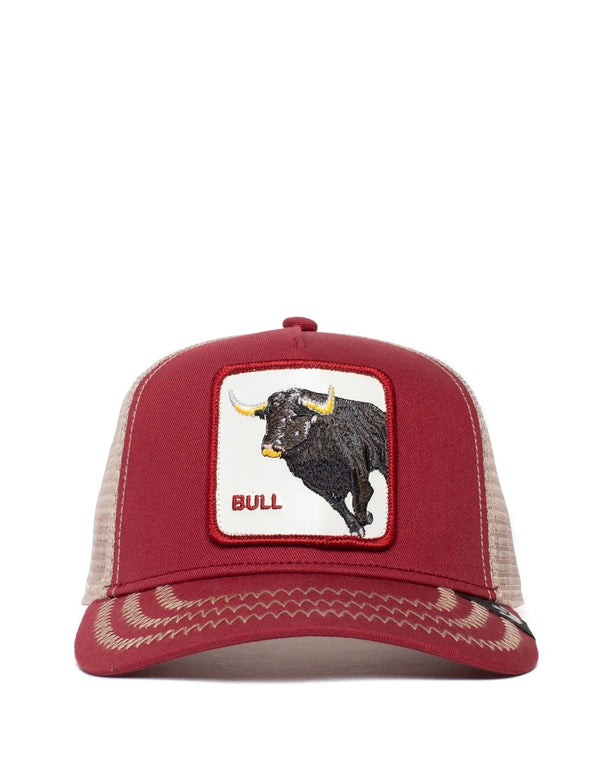 Gorra Goorin Bross. The Bull Granate y Negra Unisex