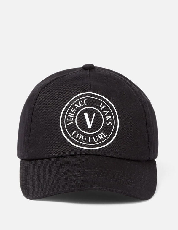 Versace Jeans Couture V-Emblem Black Men's Cap