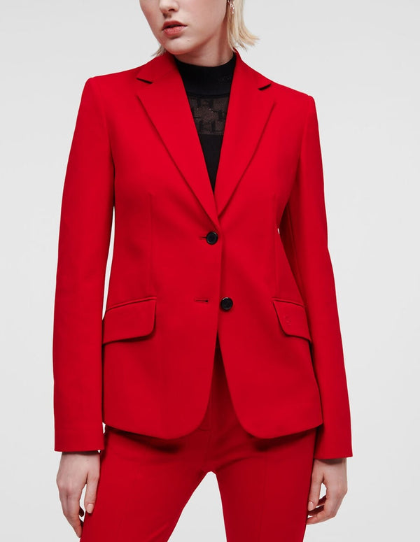 Chaqueta Karl Lagerfeld Americana Roja Mujer