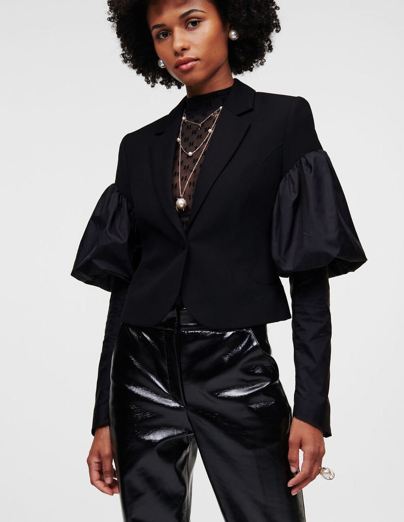 Karl Lagerfeld Handpicked By Hum Kin Blazer Black Women