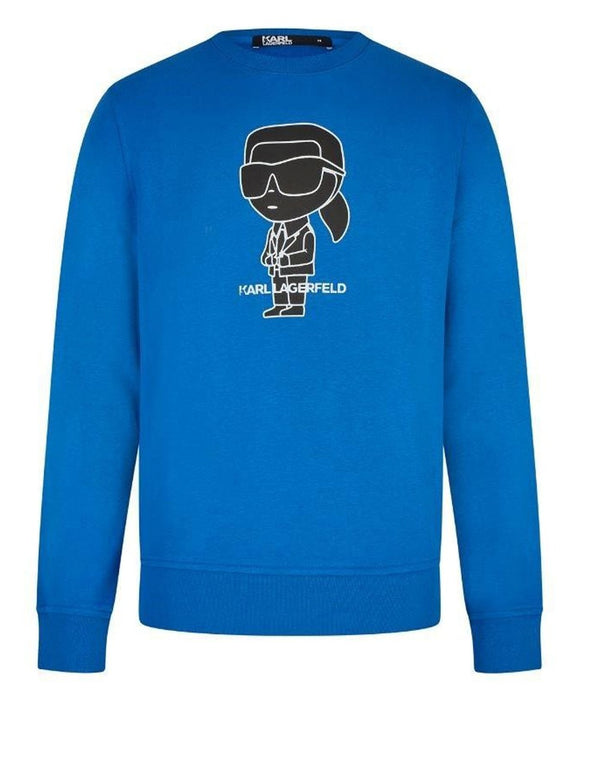 Sudadera Karl Lagerfeld con Logo Azul Hombre