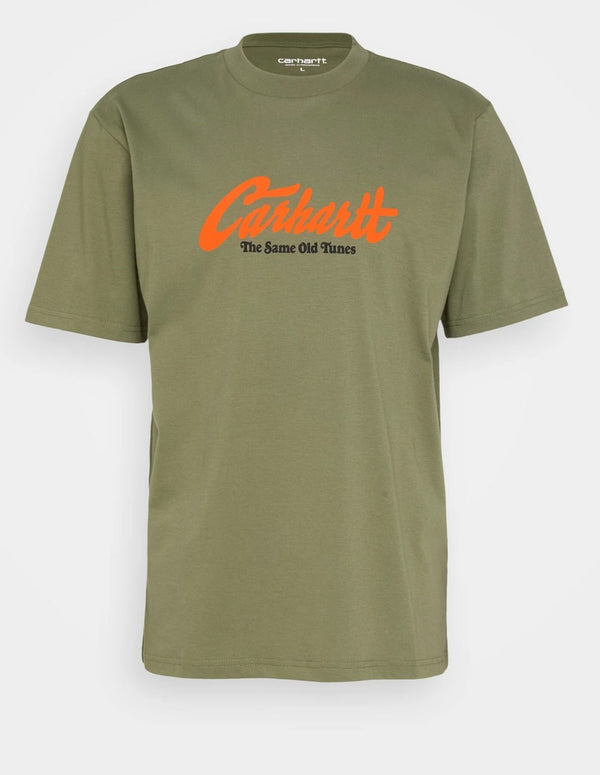 Camiseta Carhartt WIP Old Tunes Verde Hombre