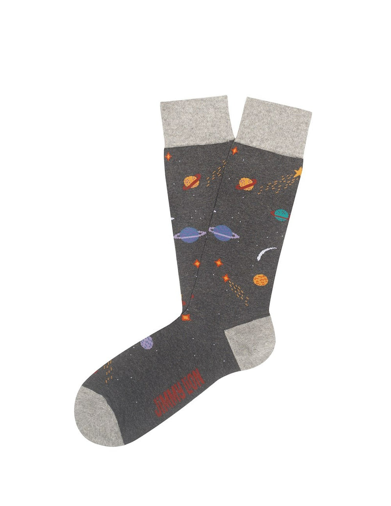 Calcetines Jimmy Lion Galaxy Grises Unisex