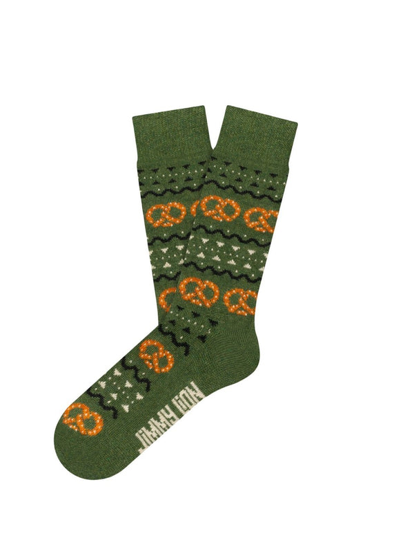 Calcetines Jimmy Lion Winter Pretzel Verdes Unisex