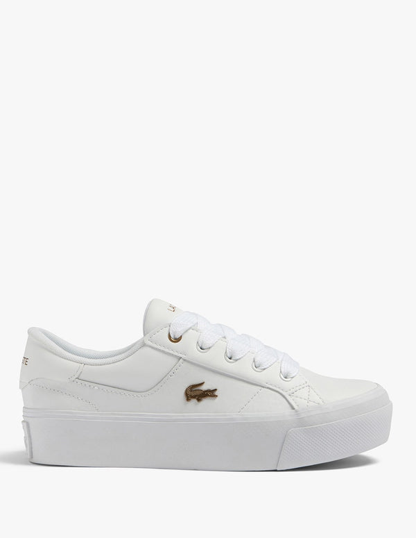 Lacoste Ziane con Plataforma Blancas Mujer