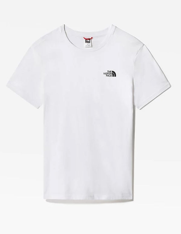 Camiseta The North Face Simple Dome con Logo Blanca Hombre