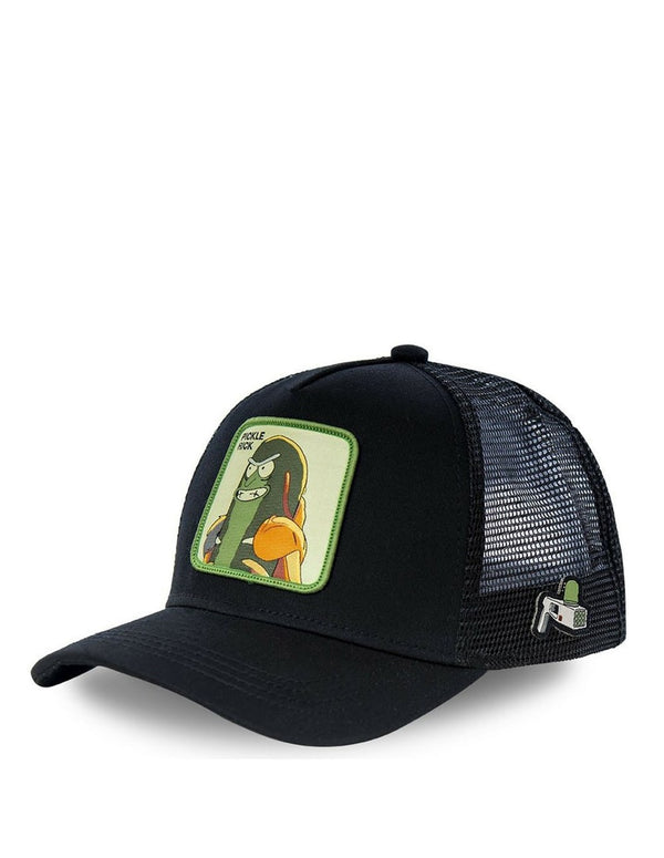 Gorra Capslab Pickle Rick Negra Unisex