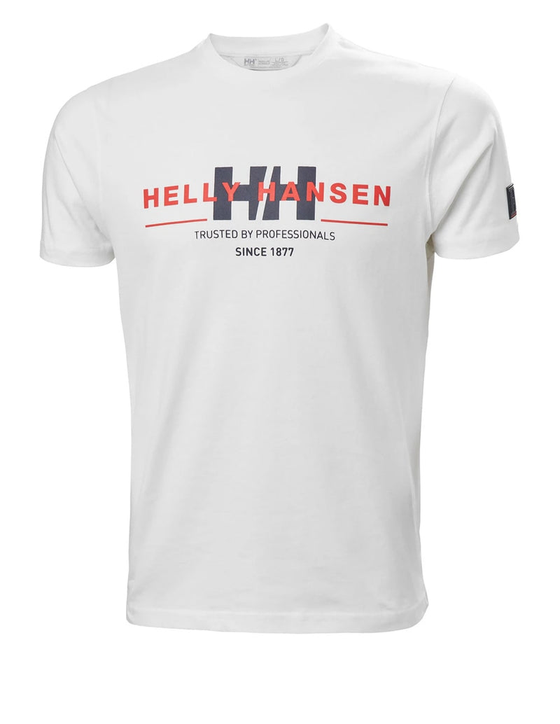Camiseta Helly Hansen Rwb Graphic Blanca Hombre