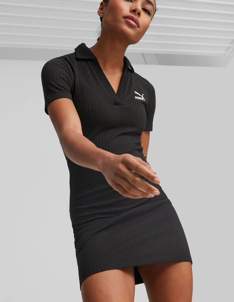 Vestido Puma Classics Ribbed Negro Mujer 538056 01 Comprar Online en Capitan Siroco Capitan Siroco