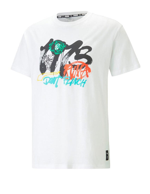 Camiseta Puma Showcase Blanca Hombre