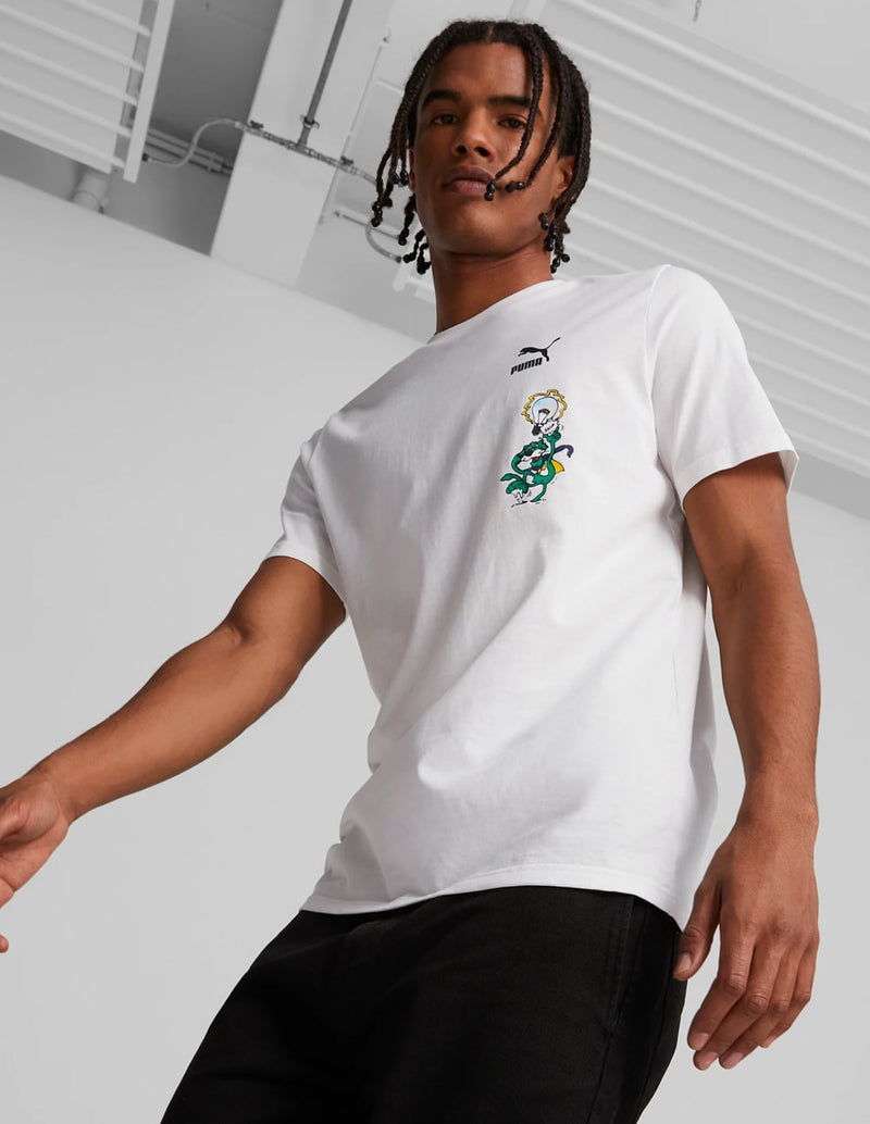 Camiseta Puma Classics Blanca Hombre