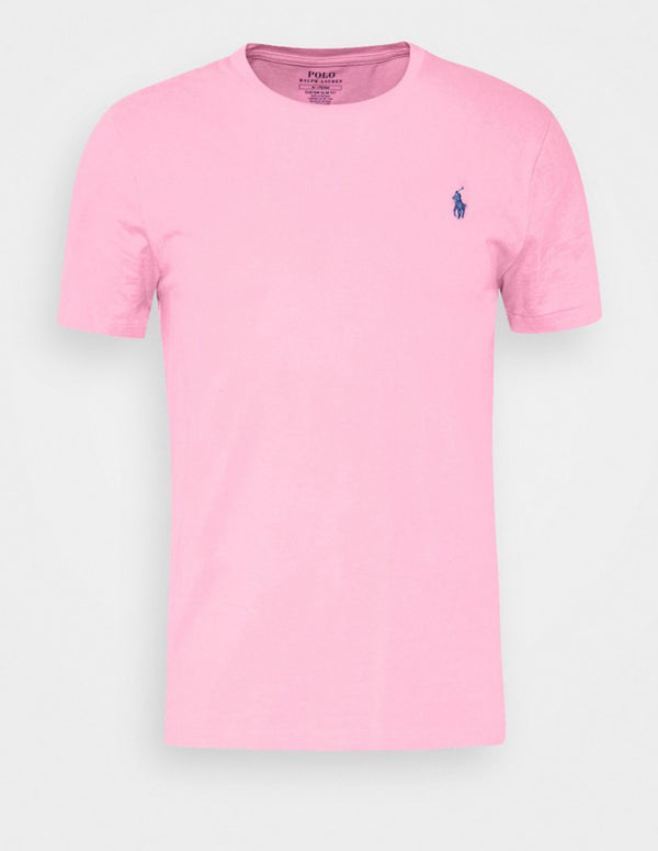 Camiseta Polo Ralph Lauren con Logo Rosa Hombre