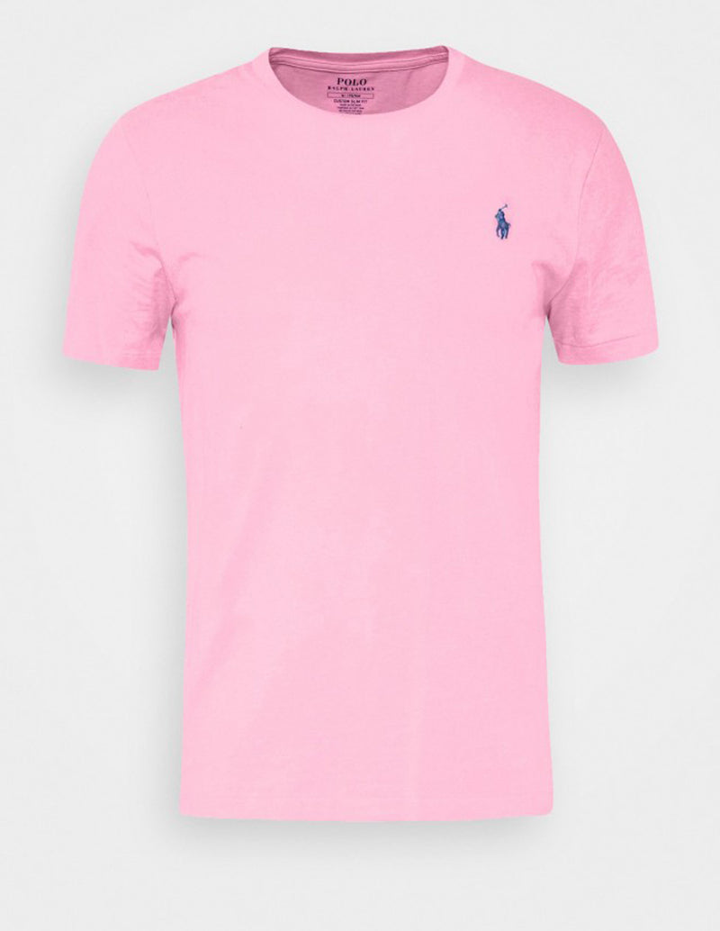 Camiseta Polo Ralph Lauren con Logo Rosa Hombre